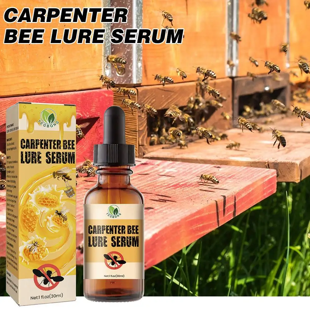 30ml All-natural Ingredients Carpenter Bee Lure Serum Attractant Trap Bait Essence House Beekeeping Equipment Honey Tool Garden
30ml All-natural Ingredients Carpenter Bee Lure Serum Attractant Trap Bait Essence House Beekeeping Equipment Honey Tool Garden