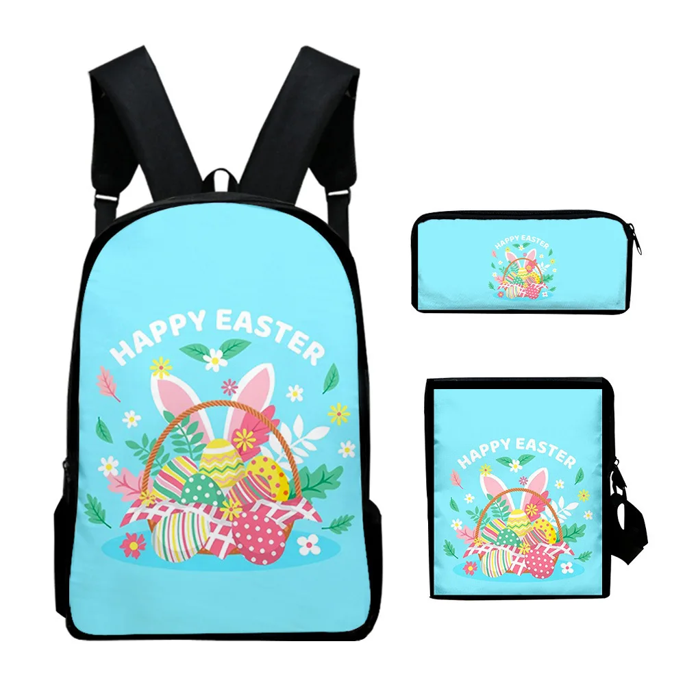 Trendy Fashion Easter Day 3D Print 3pcs/Set pupil School Bags Laptop Daypack Backpack Inclined shoulder bag Pencil Case
Trendy Fashion Easter Day 3D Print 3pcs/Set pupil School Bags Laptop Daypack Backpack Inclined shoulder bag Pencil Case
