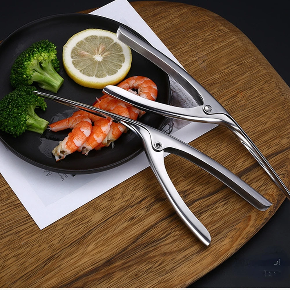 304 Stainless Steel Shrimp Peeling Tool.Shrimp Peeling Forceps Kitchen Gadgets Lobster Shell Remover Peel Device Shrimp Stripper
304 Stainless Steel Shrimp Peeling Tool.Shrimp Peeling Forceps Kitchen Gadgets Lobster Shell Remover Peel Device Shrimp Stripper