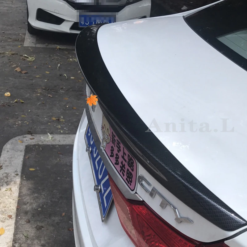 For Honda CITY 2015-2018 Year Trunk Spoiler Sedan ABS Plastic Carbon Fiber Look Black Car Rear Wing Body Accessories Kit
For Honda CITY 2015-2018 Year Trunk Spoiler Sedan ABS Plastic Carbon Fiber Look Black Car Rear Wing Body Accessories Kit