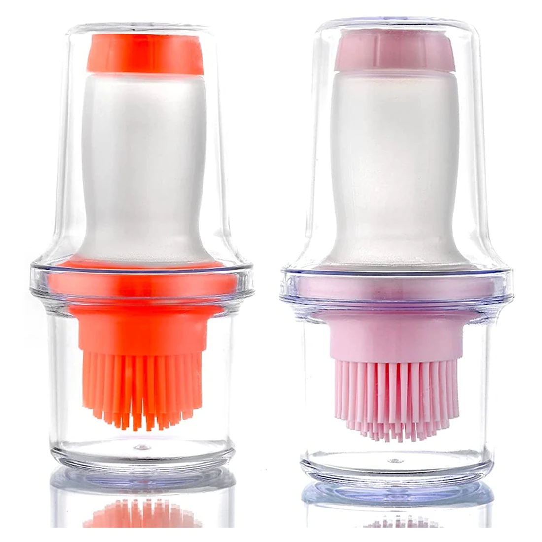 2 Pack Oil Bottle with Silicone Brush,Portable Grill Oil Bottle Brush,Oil Bottle for Kitchen Baking Cooking Pastry Brush
2 Pack Oil Bottle with Silicone Brush,Portable Grill Oil Bottle Brush,Oil Bottle for Kitchen Baking Cooking Pastry Brush