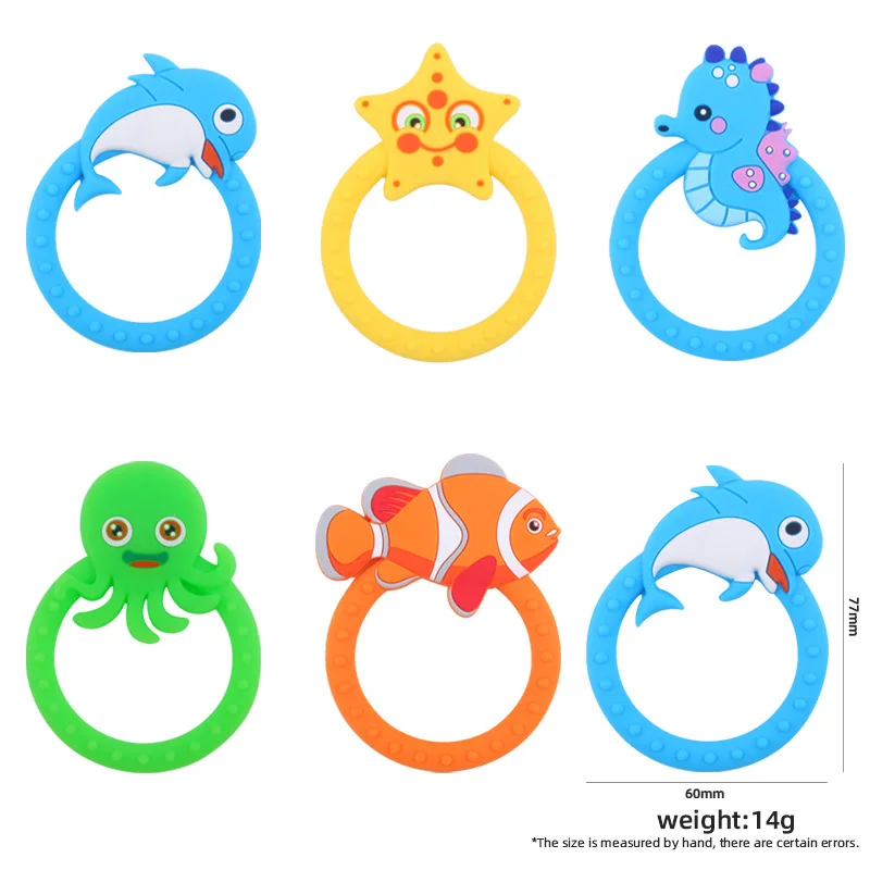 Creative Baby Teether Bracelet Cartoon Food Grade Silicone Animals Teething for Infant Supplies Nursing Chewing Toys Bpa Free
Creative Baby Teether Bracelet Cartoon Food Grade Silicone Animals Teething for Infant Supplies Nursing Chewing Toys Bpa Free