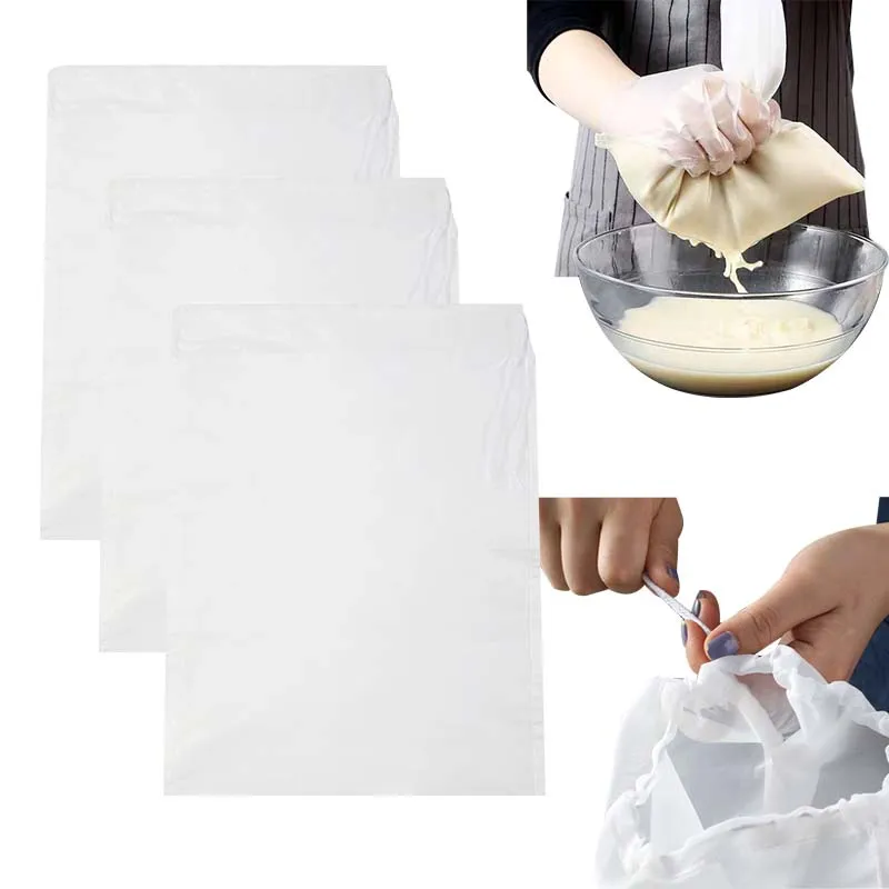 100 Mesh Soy Milk Wine Filter Bag Nut Milk Bag Tea Coffee Oil Yogurt Filter Net Mesh Kitchen Food Reusable Nylon Filter Bags
100 Mesh Soy Milk Wine Filter Bag Nut Milk Bag Tea Coffee Oil Yogurt Filter Net Mesh Kitchen Food Reusable Nylon Filter Bags