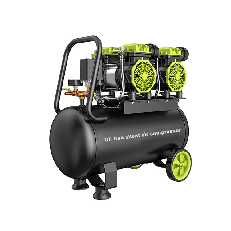 Industrial High Pressure Piston Air Compressor Machine 220V Mini Mobile Portable Oil Free Silent Air Compressor
Industrial High Pressure Piston Air Compressor Machine 220V Mini Mobile Portable Oil Free Silent Air Compressor