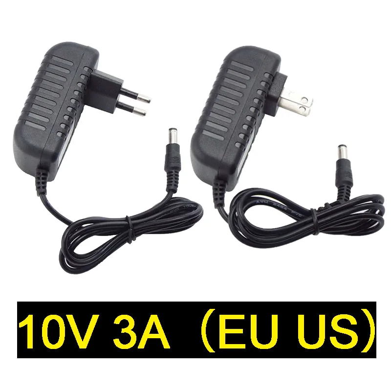 

10V 3A 3000ma AC to DC Power Adapter Supply Converter charger switchLed Transformer Charging for CCTV Camera LED strip light