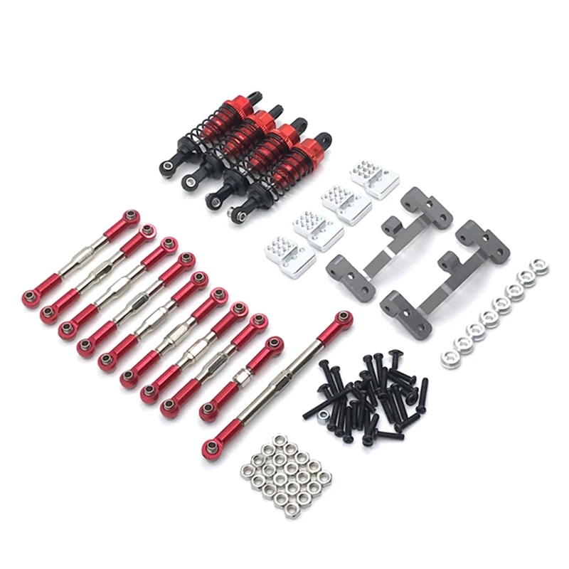 For WPL C14 C24 C24-1 1/16 RC Car Steering Link Rod Pull Rod Mount Seat Shock Absorber Set Upgrade Accessories
For WPL C14 C24 C24-1 1/16 RC Car Steering Link Rod Pull Rod Mount Seat Shock Absorber Set Upgrade Accessories