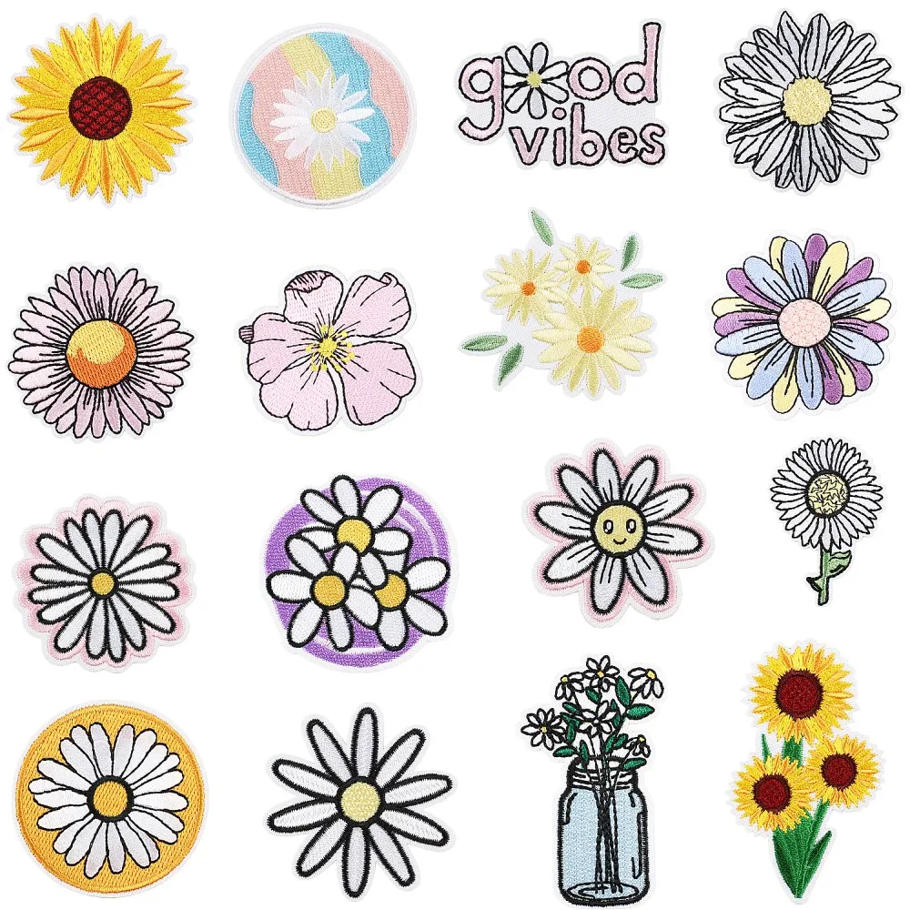 Flower DIY Embroidery Patches For Women Clothing Iron On Patch Embroidered Appliques Clothes Hats Patchs
Flower DIY Embroidery Patches For Women Clothing Iron On Patch Embroidered Appliques Clothes Hats Patchs