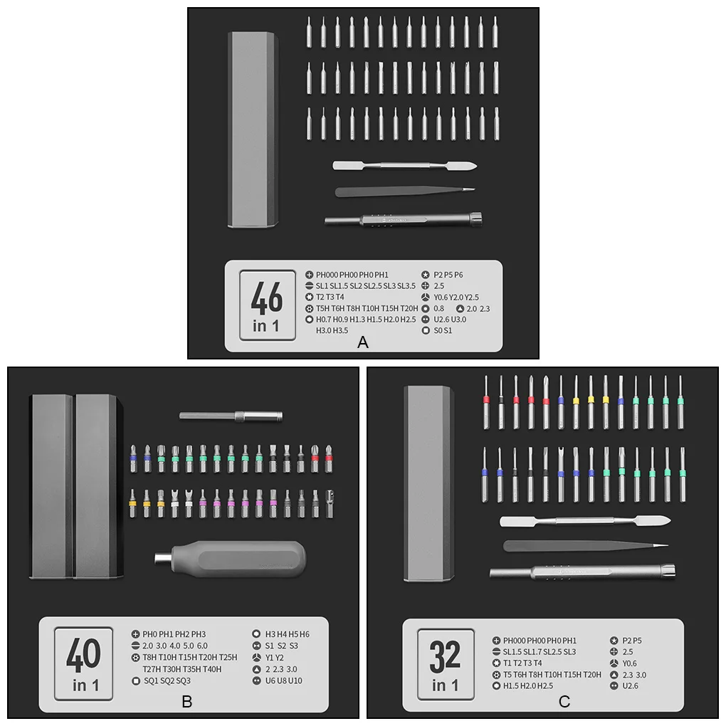 Screwdriver with Handle Set Aluminum Alloy Precision Repairing Screw Driver Hand Gadget Notebook Computer Laptop
Screwdriver with Handle Set Aluminum Alloy Precision Repairing Screw Driver Hand Gadget Notebook Computer Laptop