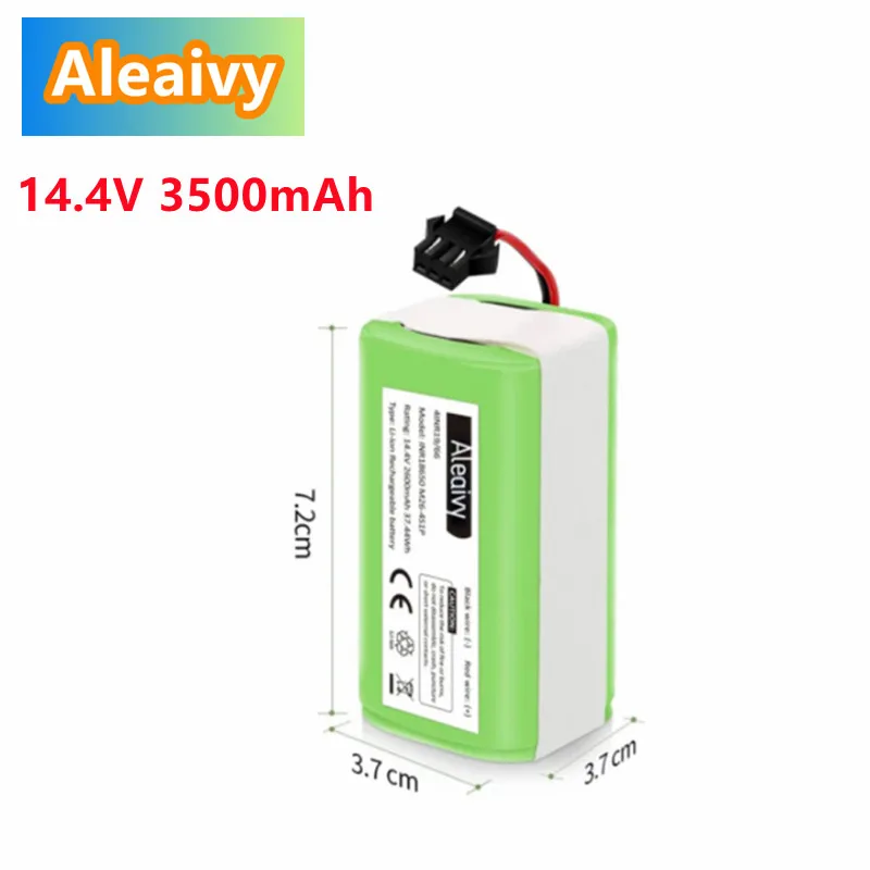 Литий-ионный аккумулятор 18650 14,4 В 3500 мАч для Conga 990 Ecovacs Deebot N79 N79S DN622, Eufy Robovac 11 11 11S 12 15C 15S 35C
Литий-ионный аккумулятор 18650 14,4 В 3500 мАч для Conga 990 Ecovacs Deebot N79 N79S DN622, Eufy Robovac 11 11 11S 12 15C 15S 35C
