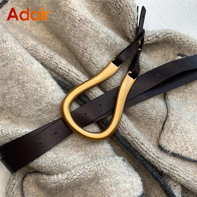 High Quality Women Belt Horseshoe Buckle Large U-shaped Designer Belt Women Korean Fashion Casual Light Luxury Belt Women LB2237
High Quality Women Belt Horseshoe Buckle Large U-shaped Designer Belt Women Korean Fashion Casual Light Luxury Belt Women LB2237