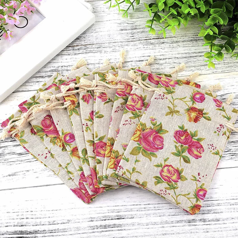30pcs/lot 10x14cm Rose Flower Drawstring Cotton Bunch Pocket Wedding Party Candy Packaging Gift Bag Jewelry Storage Bag Supplies
30pcs/lot 10x14cm Rose Flower Drawstring Cotton Bunch Pocket Wedding Party Candy Packaging Gift Bag Jewelry Storage Bag Supplies