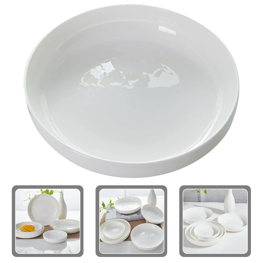 Plates Plate Dish Serving Salad Ceramic Pasta Round Bowls Porcelain Turntable Appetizer Microwave Dinnerfruit Dessert Tray
Plates Plate Dish Serving Salad Ceramic Pasta Round Bowls Porcelain Turntable Appetizer Microwave Dinnerfruit Dessert Tray