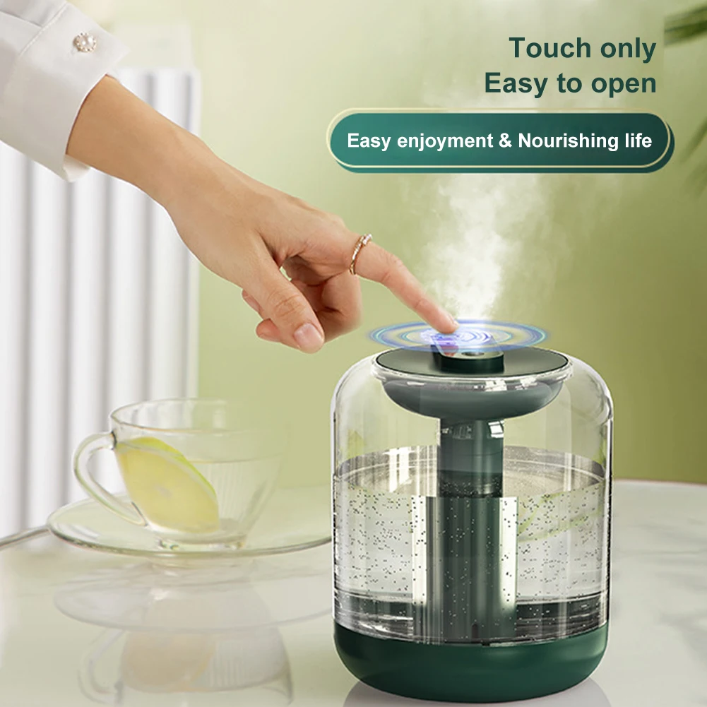 1L Air Humidifier Large Water Tank USB Rechargeable Atomizing Essential Oil Diffuser Home Aroma Humidifier with Light 2 Modes
1L Air Humidifier Large Water Tank USB Rechargeable Atomizing Essential Oil Diffuser Home Aroma Humidifier with Light 2 Modes