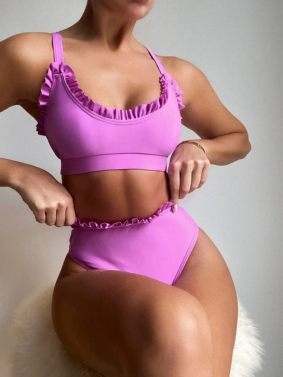 Push Up Swimsuits For Women Bikini High Waisted Bikini Set Ruffle Swimwear Summer Swimming Suits Beachwear Bathing Suit
Push Up Swimsuits For Women Bikini High Waisted Bikini Set Ruffle Swimwear Summer Swimming Suits Beachwear Bathing Suit