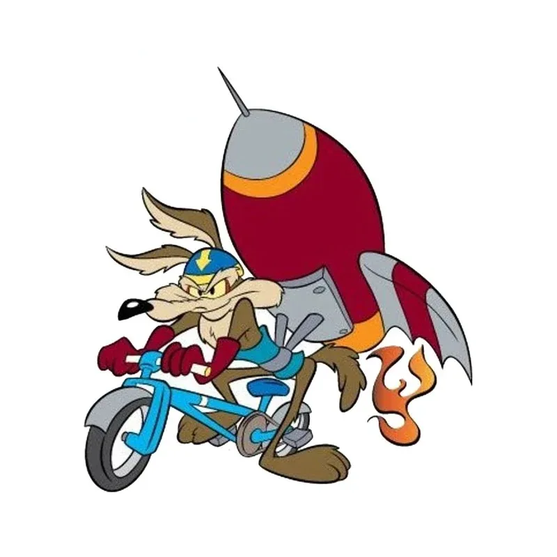 Автомобильная наклейка с рисунком для Wile E Coyote ACME Rocket, виниловая наклейка, аниме, Стайлинг автомобиля, водонепроницаемые автомобильные аксессуары, 15 см, ПВХ KK
Автомобильная наклейка с рисунком для Wile E Coyote ACME Rocket, виниловая наклейка, аниме, Стайлинг автомобиля, водонепроницаемые автомобильные аксессуары, 15 см, ПВХ KK