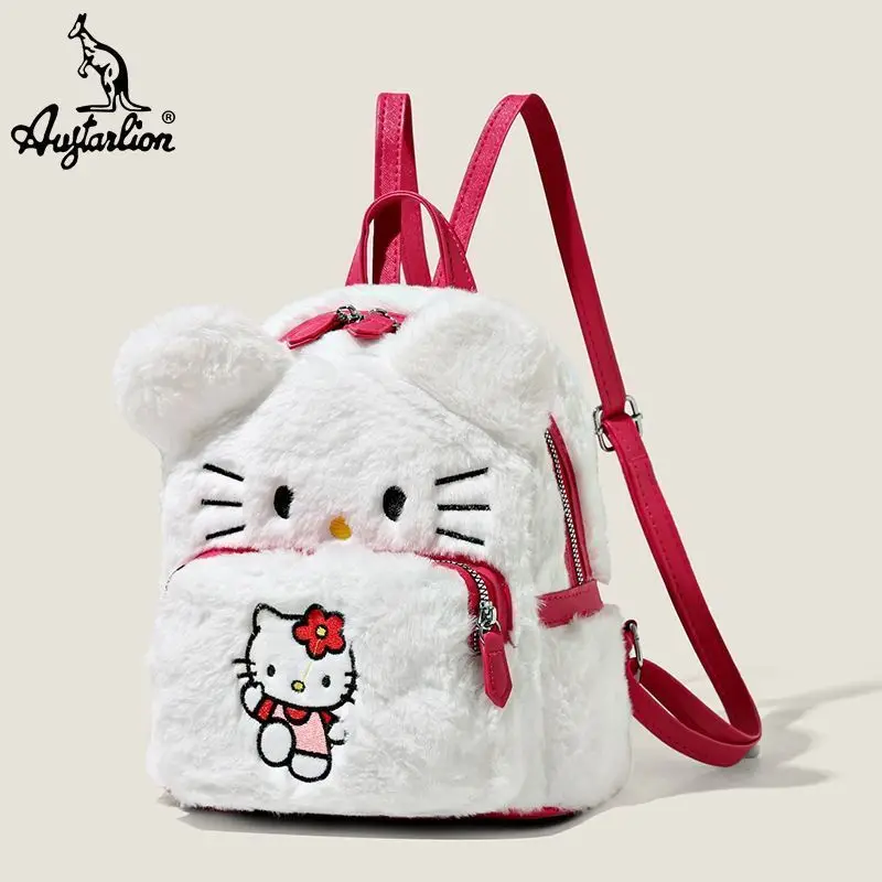 New Sanrio Kawaii Hello Kitty Plush Models Shoulder Bags Girls Heart Cute Cartoon Anime Schoolbag Backpack Female Toys for Kids
New Sanrio Kawaii Hello Kitty Plush Models Shoulder Bags Girls Heart Cute Cartoon Anime Schoolbag Backpack Female Toys for Kids