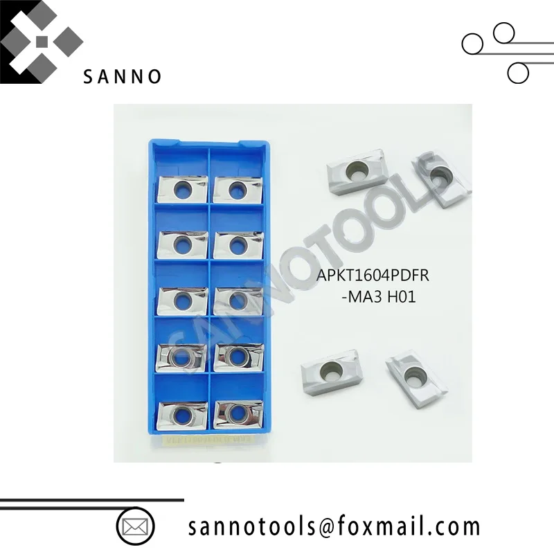 Free shipping! High quality milling blade tools milling cutter APKT1604PDFR-MA3 H01 cnc carbide milling inserts in China
Free shipping! High quality milling blade tools milling cutter APKT1604PDFR-MA3 H01 cnc carbide milling inserts in China