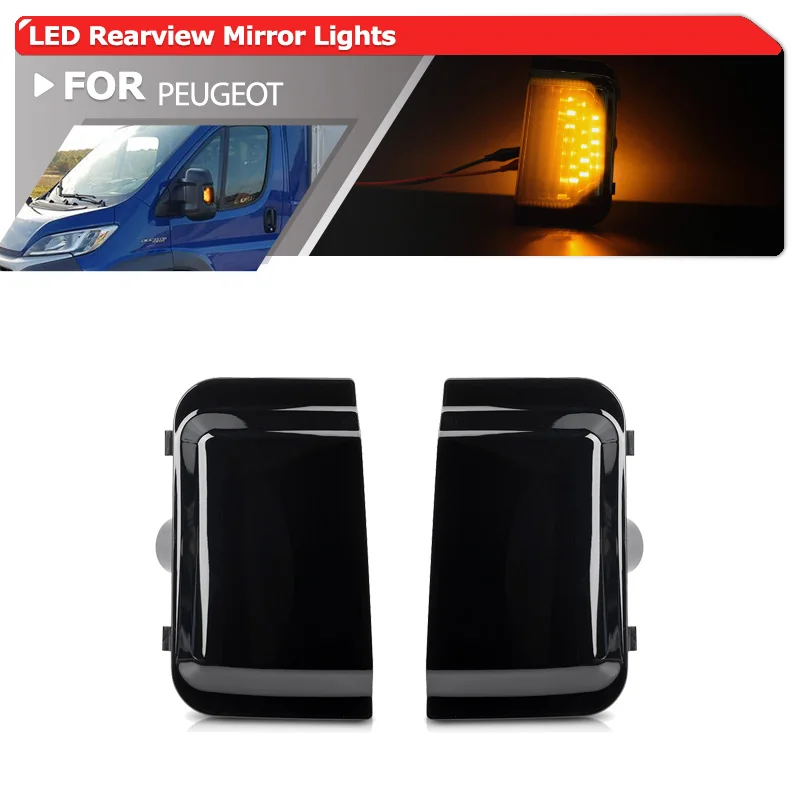 2x Smoked Car Led Rearview Side Mirror Indicator Turn Signal Lights For PEUGEOT BOXER Mk3 2006-2018 Canbus Wing Mirror Lamps 
2x Smoked Car Led Rearview Side Mirror Indicator Turn Signal Lights For PEUGEOT BOXER Mk3 2006-2018 Canbus Wing Mirror Lamps