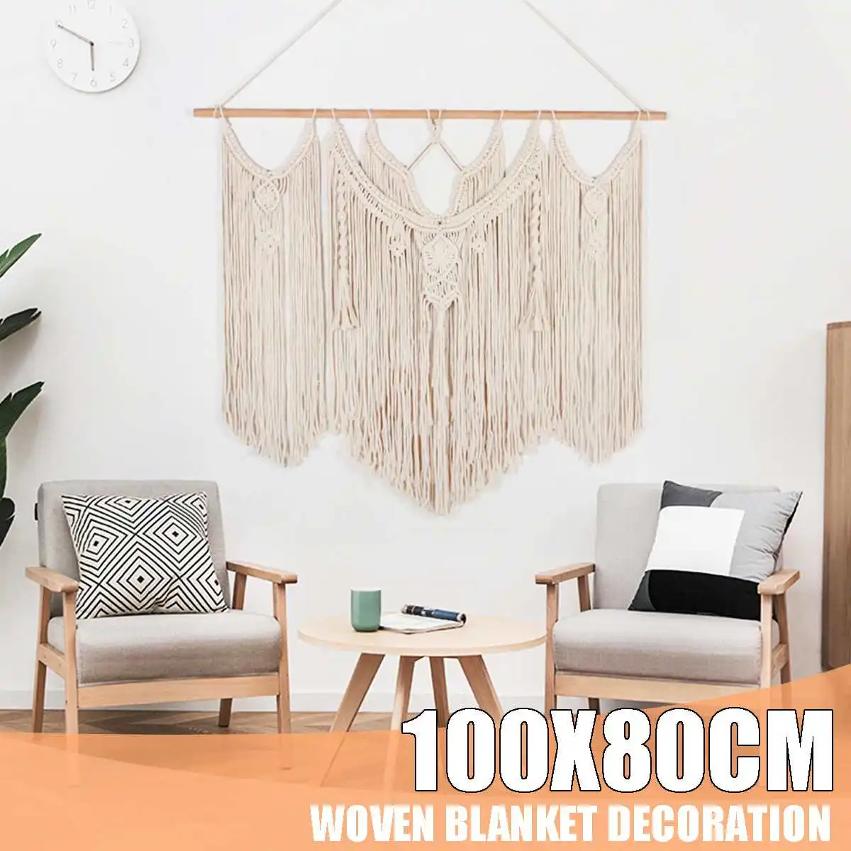 Large Macrame Tapestry Wall Handing Geometric Art Wall Decor Bohemian Home Bedroom Background Chic Handicrafts Woven Tapestry
Large Macrame Tapestry Wall Handing Geometric Art Wall Decor Bohemian Home Bedroom Background Chic Handicrafts Woven Tapestry