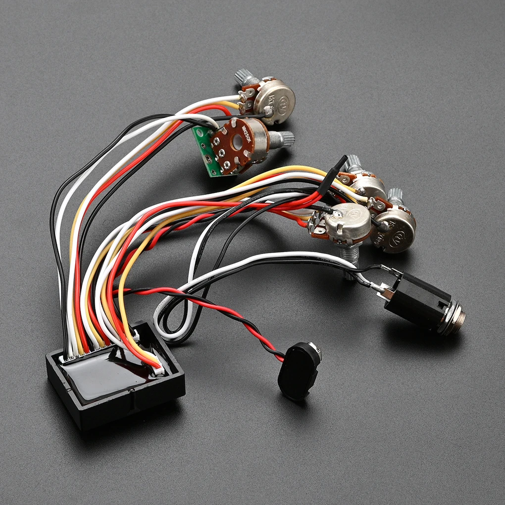 Bass Preamplifier Circuit Pickups Pre-Wired Toggle Switch Good Conductivity Musical Instrument Accessories Guitar Replacement
Bass Preamplifier Circuit Pickups Pre-Wired Toggle Switch Good Conductivity Musical Instrument Accessories Guitar Replacement