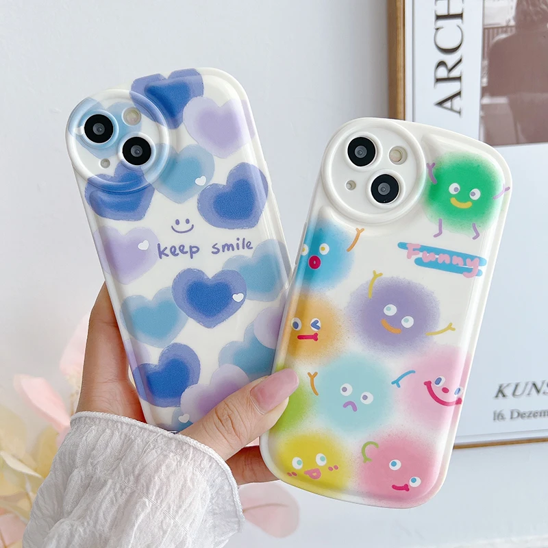Cute Style Love Expression Painting Soft Phone Case For iPhone 11 12 13 14 Pro Max XS XR X 7 8 Plus SE Shockproof Silicone Cover
Cute Style Love Expression Painting Soft Phone Case For iPhone 11 12 13 14 Pro Max XS XR X 7 8 Plus SE Shockproof Silicone Cover