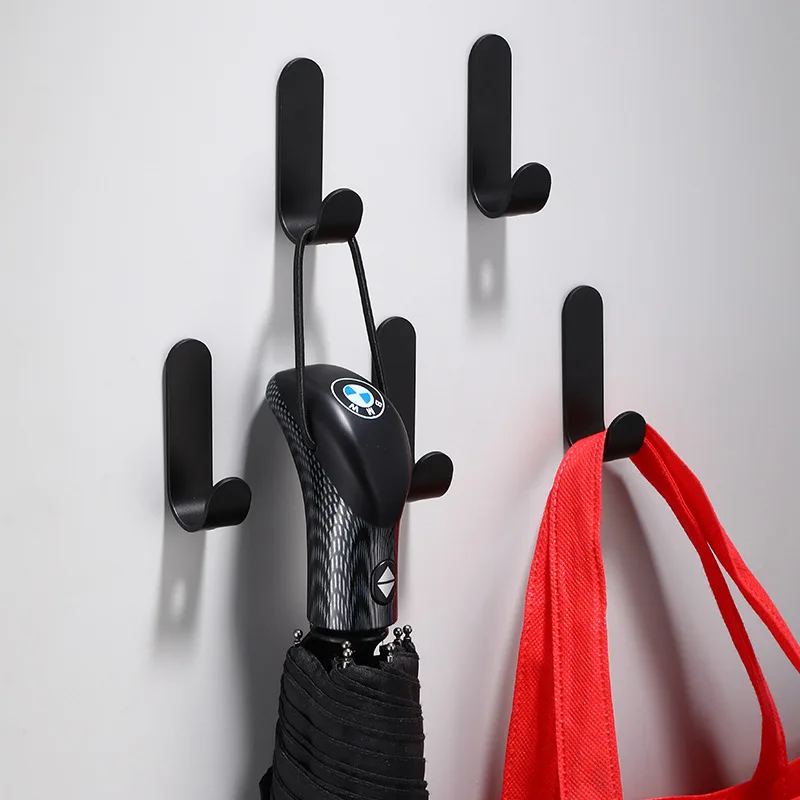 Black hole-free coat hook Space aluminum white clothes hook wall hanging toilet coat hook single hook
Black hole-free coat hook Space aluminum white clothes hook wall hanging toilet coat hook single hook