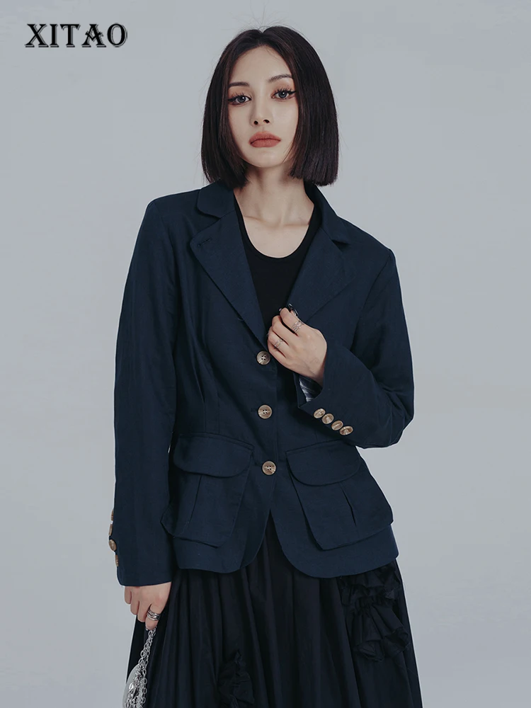 XITAO Solid Color Vintage Women Blazer Simplicity Fashion Loose Casual Notched Collar Coat New Temperament All-match WMD5731
XITAO Solid Color Vintage Women Blazer Simplicity Fashion Loose Casual Notched Collar Coat New Temperament All-match WMD5731