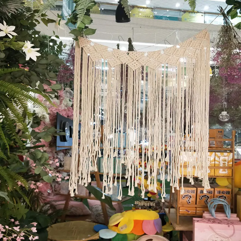 Nordic Style Home Art Decoration Hanging Ornament Macrame Tapestry Bohemian Kids Room Decor Hand Woven Wall Hanging 135*115cm 
Nordic Style Home Art Decoration Hanging Ornament Macrame Tapestry Bohemian Kids Room Decor Hand Woven Wall Hanging 135*115cm