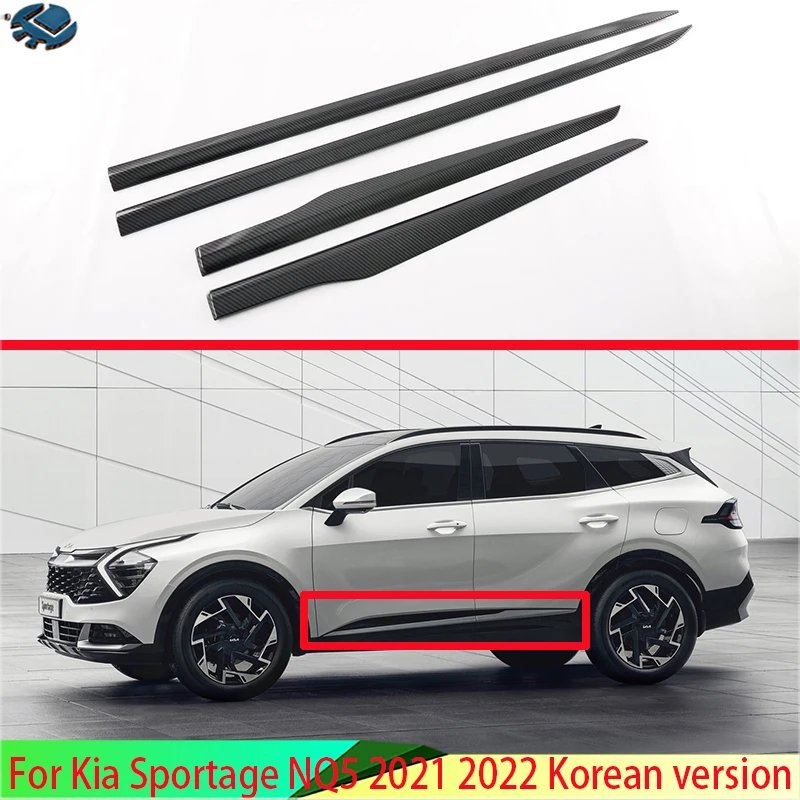 For Kia Sportage NQ5 2021 2022 Korean version Car Accessories Carbon Fiber Style Side Door Body Molding Moulding Trim
For Kia Sportage NQ5 2021 2022 Korean version Car Accessories Carbon Fiber Style Side Door Body Molding Moulding Trim