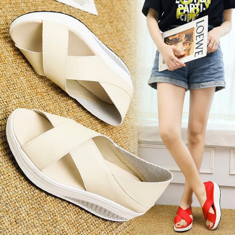 Back Strap Slip-onWomen Open Toe Wedges Shoes for Women Platform Sandals Womens Sandal Heels Sandles Shoes Zapatos Summer
Back Strap Slip-onWomen Open Toe Wedges Shoes for Women Platform Sandals Womens Sandal Heels Sandles Shoes Zapatos Summer