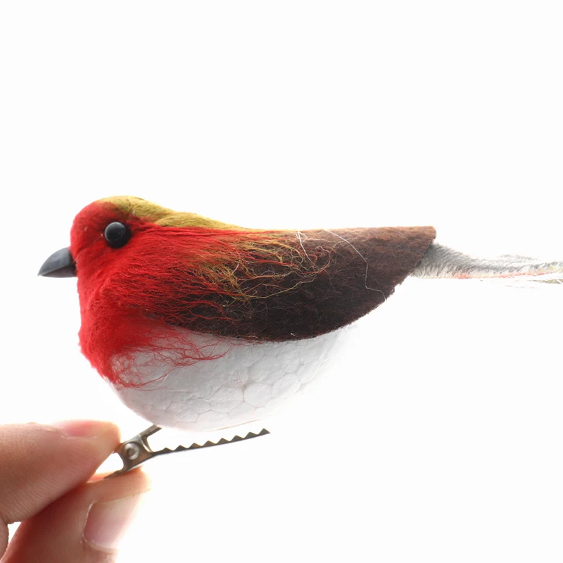 1/4PCS Creative Foam Feather Artificial Bird Imitation Bird Model Home Outdoors Garden Red bird decoration items
1/4PCS Creative Foam Feather Artificial Bird Imitation Bird Model Home Outdoors Garden Red bird decoration items