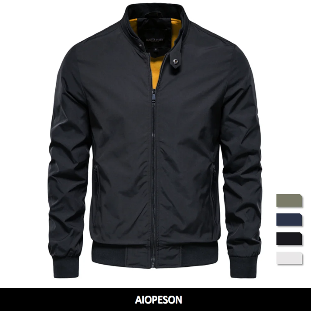 AIOPESON Solid Color Baseball Jacket Men Casual Stand Collar Bomber Mens Jackets Autumn High Quality Slim Fit Jackets for Men
AIOPESON Solid Color Baseball Jacket Men Casual Stand Collar Bomber Mens Jackets Autumn High Quality Slim Fit Jackets for Men