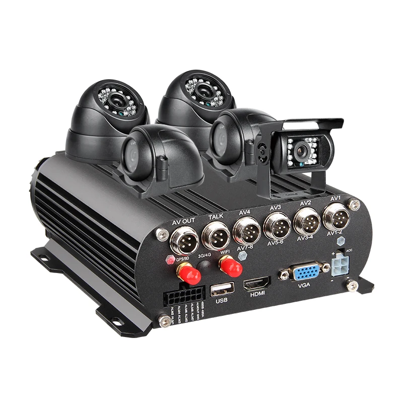 Vehicle CCTV MDVR Kit 8CH AHD HDD WIFI GPS Real-Time Monitor Mobile DVR With 5pcs Surveillance Cameras For Bus Taxi
Vehicle CCTV MDVR Kit 8CH AHD HDD WIFI GPS Real-Time Monitor Mobile DVR With 5pcs Surveillance Cameras For Bus Taxi