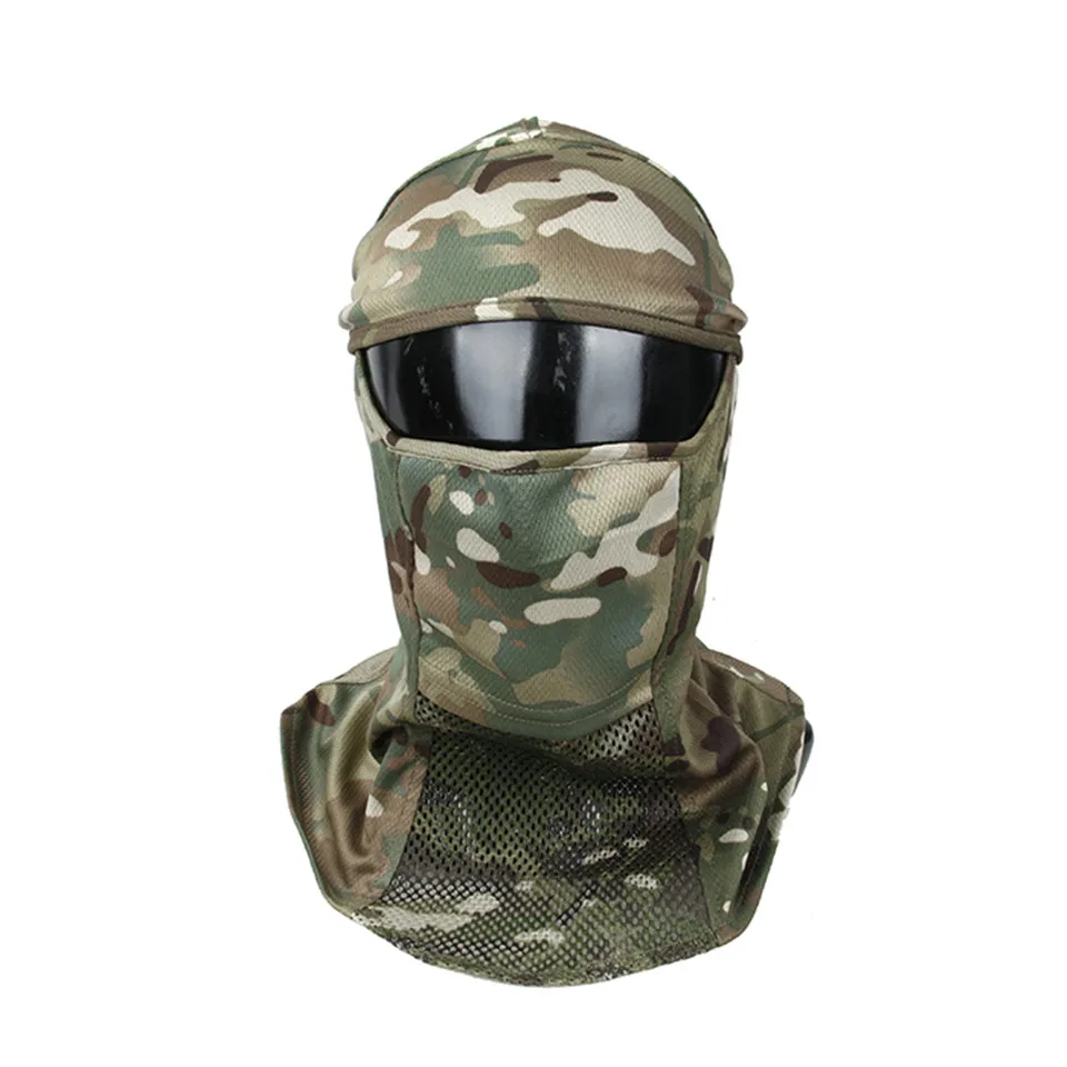 

TMC New CS Tactical Camo Head Cover Mesh Balaclava Full FaceMask Sunscreen Dust-proof Full-wrapped Headscarf TMC3487