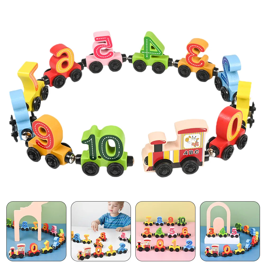 Wooden Magnetic Train Early Education Supply Kids Educational Plaything Numbers Cars Toy Trains
Wooden Magnetic Train Early Education Supply Kids Educational Plaything Numbers Cars Toy Trains