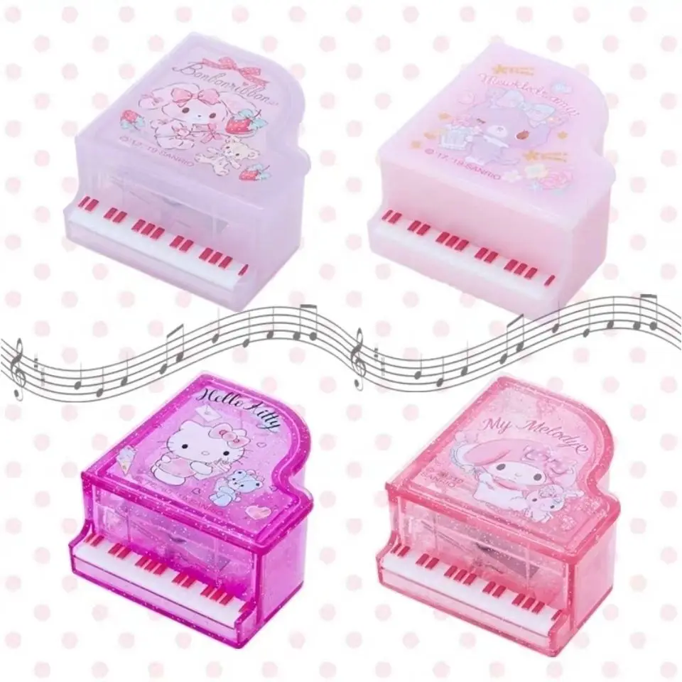 2023 Sanrio точилка для карандашей Kawaii HelloKitty Mymelody Студенческая мультяшная точилка для карандашей в форме пианино Детские Канцелярские принадлежности подарок
2023 Sanrio точилка для карандашей Kawaii HelloKitty Mymelody Студенческая мультяшная точилка для карандашей в форме пианино Детские Канцелярские принадлежности подарок