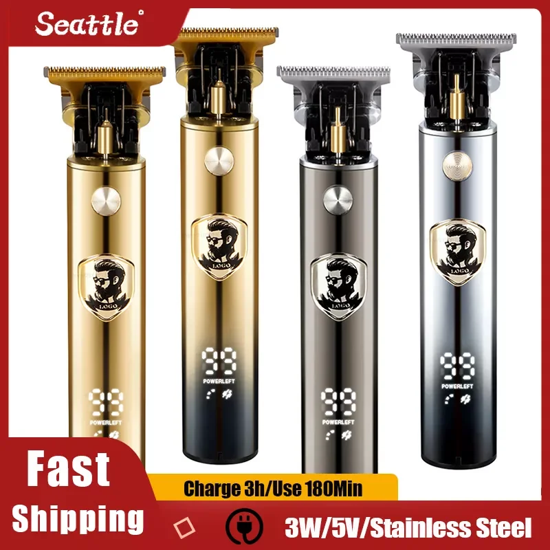 New T9 0mm Electric Hair Clipper Shaver Beard Trimmer USB Rechargeable Professional For Men Hair Cutting Machine Barbershop
New T9 0mm Electric Hair Clipper Shaver Beard Trimmer USB Rechargeable Professional For Men Hair Cutting Machine Barbershop