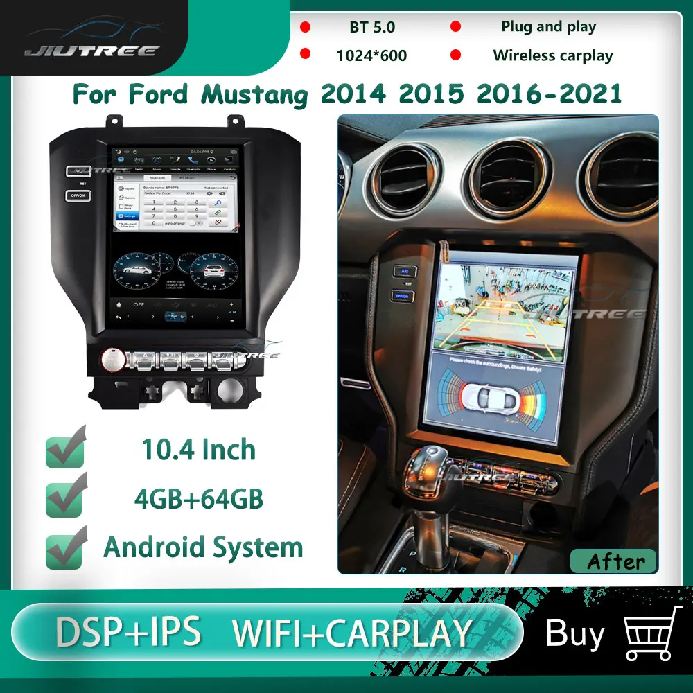 Автомагнитола Tesla с экраном для Ford Mustang 2014-2021, DVD-плеером, Android, Автомобильная Мультимедийная система с GPS-навигацией, стерео, головное устройство DSP carplay
Автомагнитола Tesla с экраном для Ford Mustang 2014-2021, DVD-плеером, Android, Автомобильная Мультимедийная система с GPS-навигацией, стерео, головное устройство DSP carplay