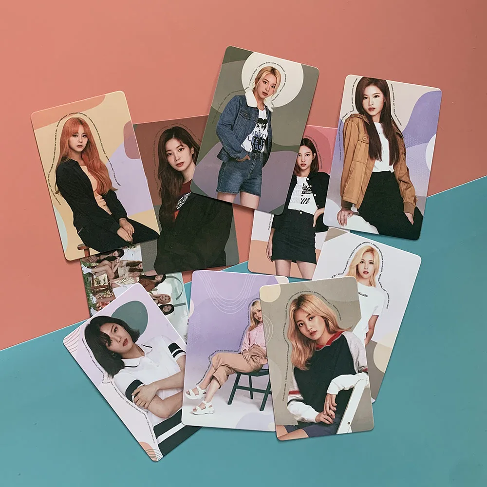 10pcs/set Kpop Group TWICE Photocard Picture Cards Lomocards Postal Cards Photo Cards LOMO Card for Fans 
10pcs/set Kpop Group TWICE Photocard Picture Cards Lomocards Postal Cards Photo Cards LOMO Card for Fans