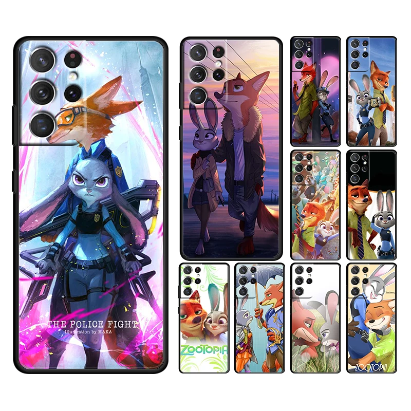 Zootopia Judy&Nick Cool Case For Samsung Galaxy S22 S21 S20 Ultra Plus Pro S10 S9 S8 S7 4G 5G TPU Black Phone Cover Capa Coque
Zootopia Judy&Nick Cool Case For Samsung Galaxy S22 S21 S20 Ultra Plus Pro S10 S9 S8 S7 4G 5G TPU Black Phone Cover Capa Coque