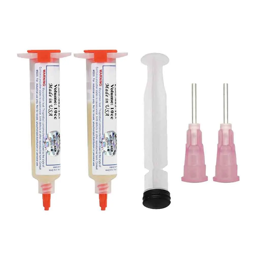 Solder Flux 10cc NC-559-ASM-UV solder paste For Phone LED BGA SMD PGA PCB Repair + Needles Rework Tools
Solder Flux 10cc NC-559-ASM-UV solder paste For Phone LED BGA SMD PGA PCB Repair + Needles Rework Tools