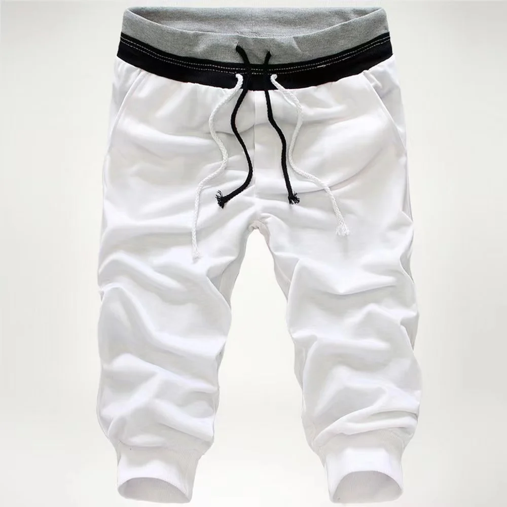 Men's Casual Cropped Trousers Man Summer Drawstrin Loose Sports Sorts Sports Printin Basketball Pants Male Fasion Streetwear 
Men's Casual Cropped Trousers Man Summer Drawstrin Loose Sports Sorts Sports Printin Basketball Pants Male Fasion Streetwear