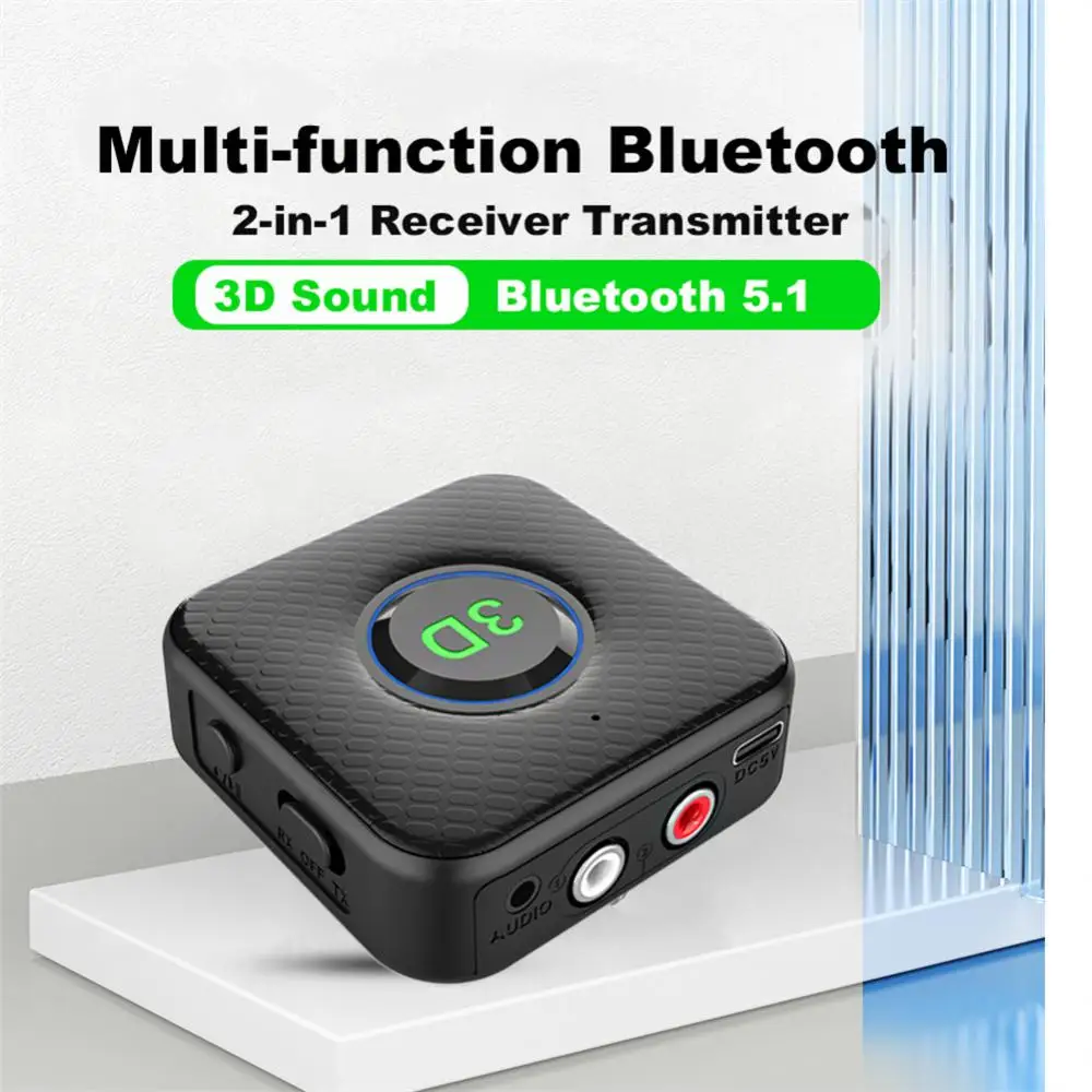 250mah Long Battery Life Transmitter 3d Sound Effect Receiver High-definition Call Bluetooth-compatible 5.1 Audio Adapter
250mah Long Battery Life Transmitter 3d Sound Effect Receiver High-definition Call Bluetooth-compatible 5.1 Audio Adapter