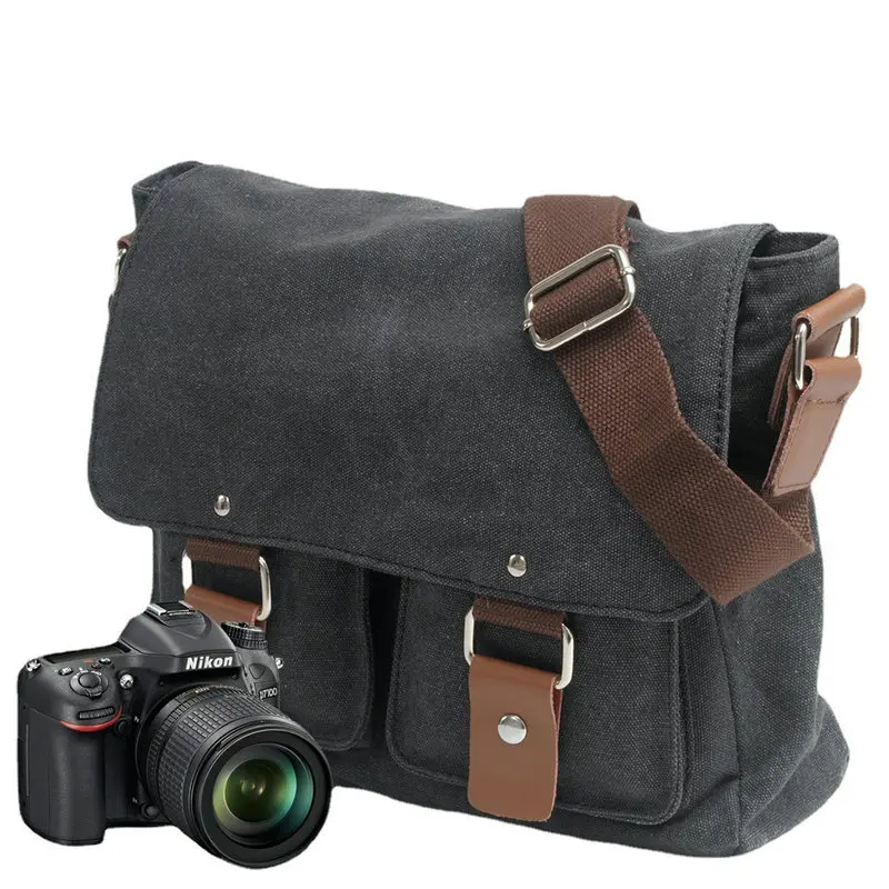 New Canvas Shoulder Bags Shockproof DSLR Camera Bag Case Waterproof Canvas Casual Bags 2101ND
New Canvas Shoulder Bags Shockproof DSLR Camera Bag Case Waterproof Canvas Casual Bags 2101ND