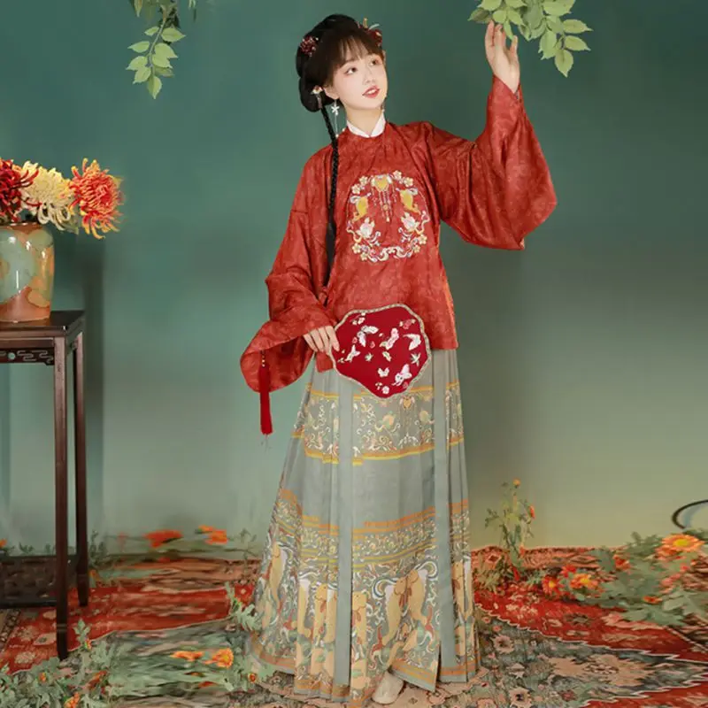 3pcs Fashion Hanfu Dress Women Ancient Chinese Traditional Hanfu Outfit Female Modern Costume Party Show Elegant Hanfu Sets
3pcs Fashion Hanfu Dress Women Ancient Chinese Traditional Hanfu Outfit Female Modern Costume Party Show Elegant Hanfu Sets