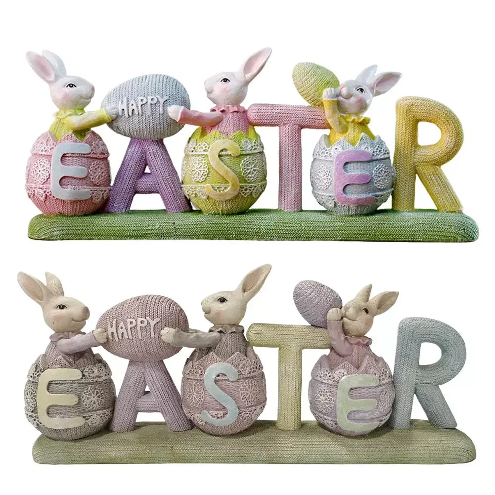 Happy Easter Bunny Statue Ornament Waterproof Resin Rabbit Sculpture Decoration Easter Animal Decor for Indoor Outdoor Home O
Happy Easter Bunny Statue Ornament Waterproof Resin Rabbit Sculpture Decoration Easter Animal Decor for Indoor Outdoor Home O