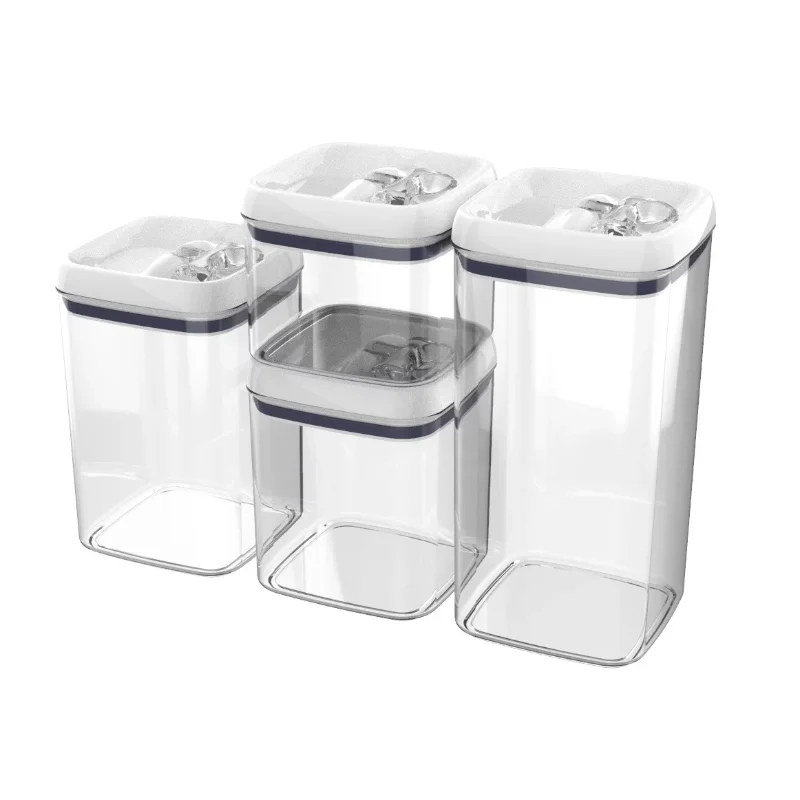

Better Homes & Gardens Canister Pack of 4, Flip Tite Square Food Storage Set food storage containers