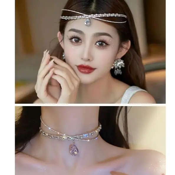 Rhinestone Collar Necklace Wedding Headdress Frontlet Decor Medieval Crown Hair Accessories Girls Tiara Bride Princess Headband
Rhinestone Collar Necklace Wedding Headdress Frontlet Decor Medieval Crown Hair Accessories Girls Tiara Bride Princess Headband
