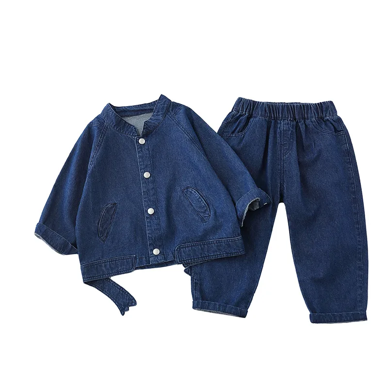 Baby Cute Clothes Sets Girls Boys Spring Autumn Denim Jacket + Pants 2pcs Boys Sets Solid Unisex Children Clothing Sets 2-7Years
Baby Cute Clothes Sets Girls Boys Spring Autumn Denim Jacket + Pants 2pcs Boys Sets Solid Unisex Children Clothing Sets 2-7Years