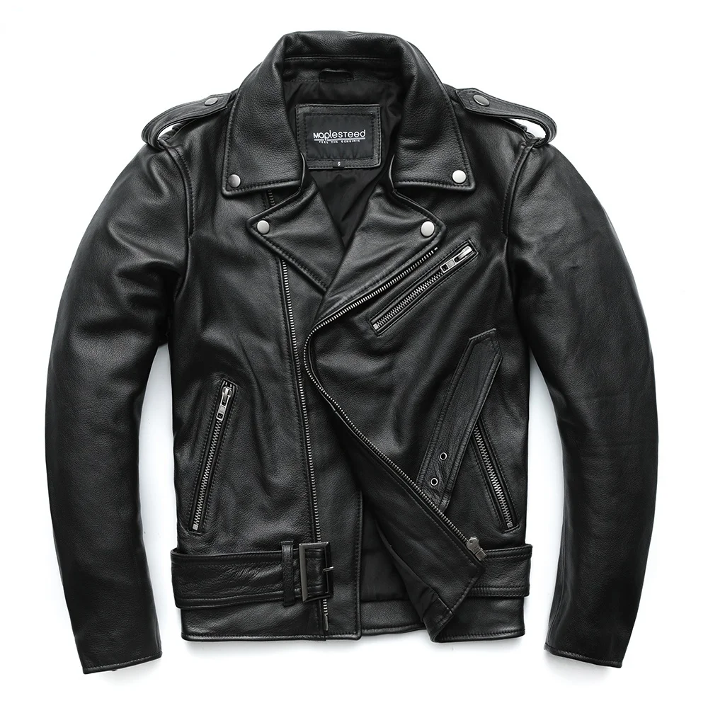 2021 – Classic Men's Motorcycle Jacket, 100% Natural Cow Leather Thick Coat, Winter Sleeve 61-67cm 6xl M192
2021 – Classic Men's Motorcycle Jacket, 100% Natural Cow Leather Thick Coat, Winter Sleeve 61-67cm 6xl M192